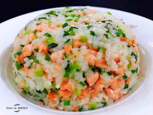 Salmon Fried Rice recipe