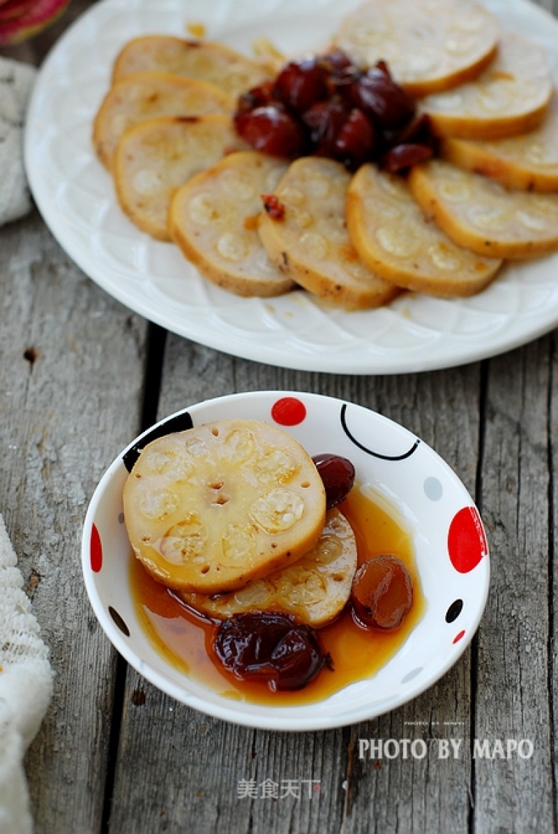 Woman's Beauty Snack---glutinous Rice and Lotus Root recipe