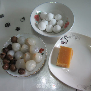 Longan and Lychee Boiled Tangyuan recipe
