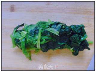 Fan Spinach Tower. recipe