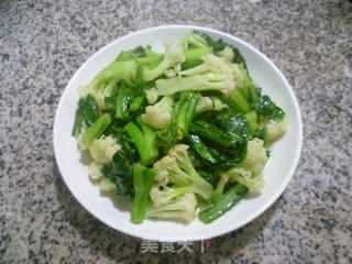 Stir-fried Cauliflower with Canola recipe