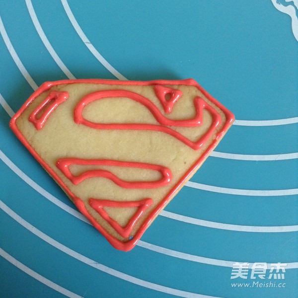 Superman Icing Cookies recipe