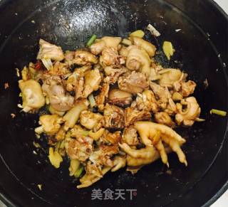 Stewed Chicken with Mushrooms recipe