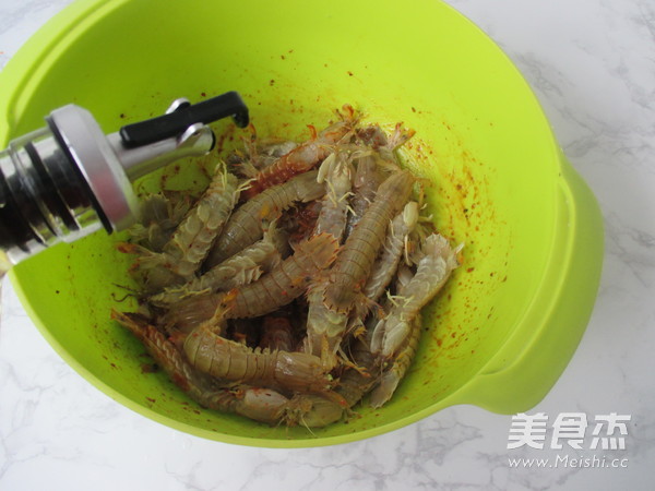 Empty Fried Pipi Shrimp recipe