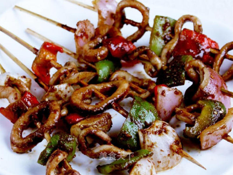 Grilled Squid Skewers recipe