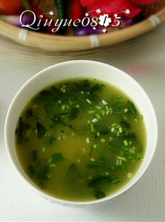 Two Rice Porridge with Wild Vegetables recipe