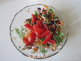 Colorful Vegetarian Mixed Dry Silk recipe