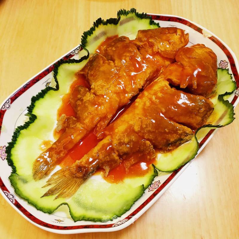 Crispy Yellow Croaker in Tomato Sauce recipe