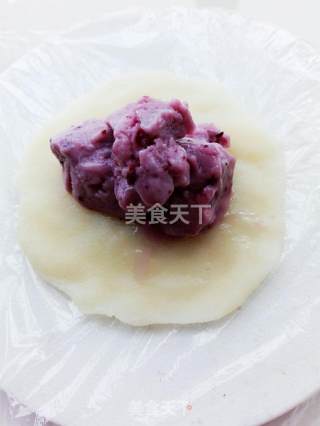 Blueberry Yogurt Mousse Snowy Mooncakes recipe