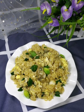 Fried Rice with Sea Oysters recipe