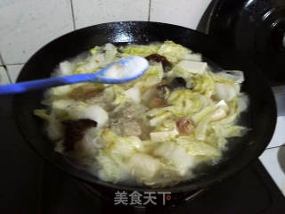 Cabbage Tofu Meatball Soup recipe