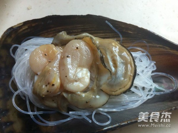 Steamed Scallops with Garlic Vermicelli recipe