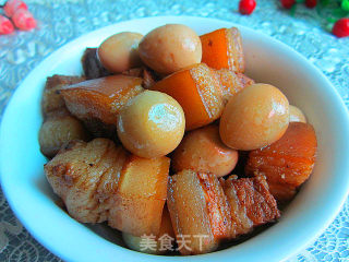 Braised Pork with Quail Eggs recipe
