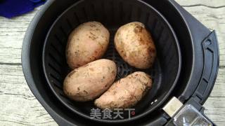 Air Fryer Version Roasted Sweet Potatoes recipe