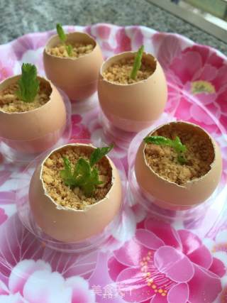 Potted Egg Pudding in Raw Shell recipe