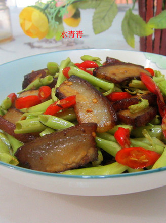 Stir-fried Dongpo Pork with Cai Gengzi recipe