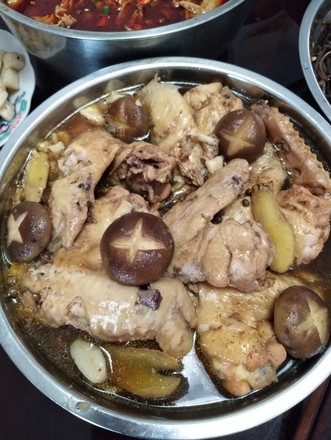 Chicken Stewed with Mushrooms (rice Cooker Version) recipe