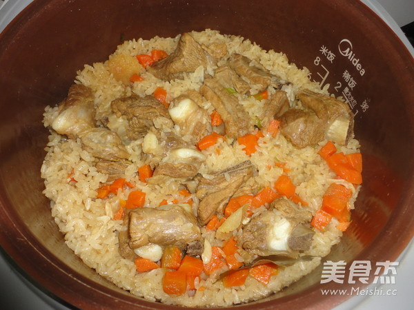 Ribs Braised Rice recipe