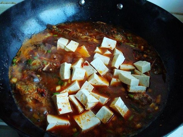 Roasted Crucian with Mapo Tofu recipe