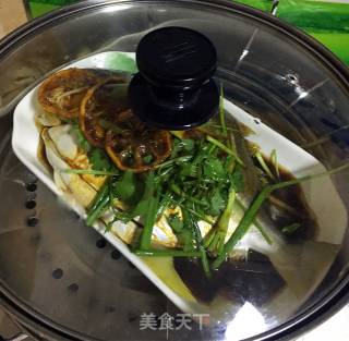 Steamed Golden Pomfret recipe