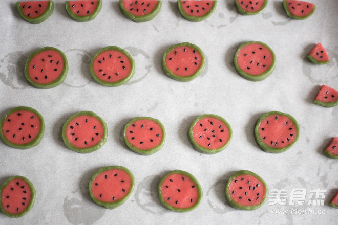 Watermelon Cookies recipe