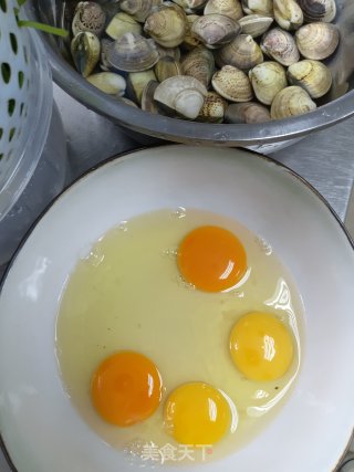 Clams Steamed Egg recipe