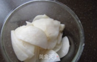 Ebony Radish Slices recipe