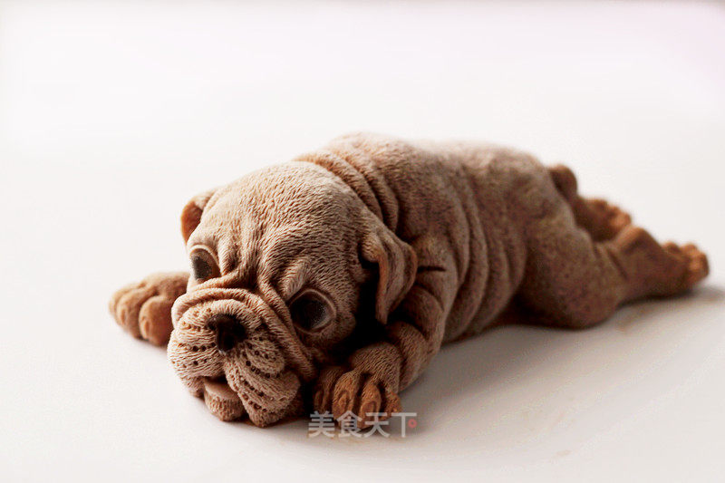 Cute and Realistic [shar Pei Mousse Cake] recipe