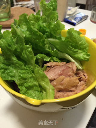 Caesar Vegetable Tuna Salad recipe