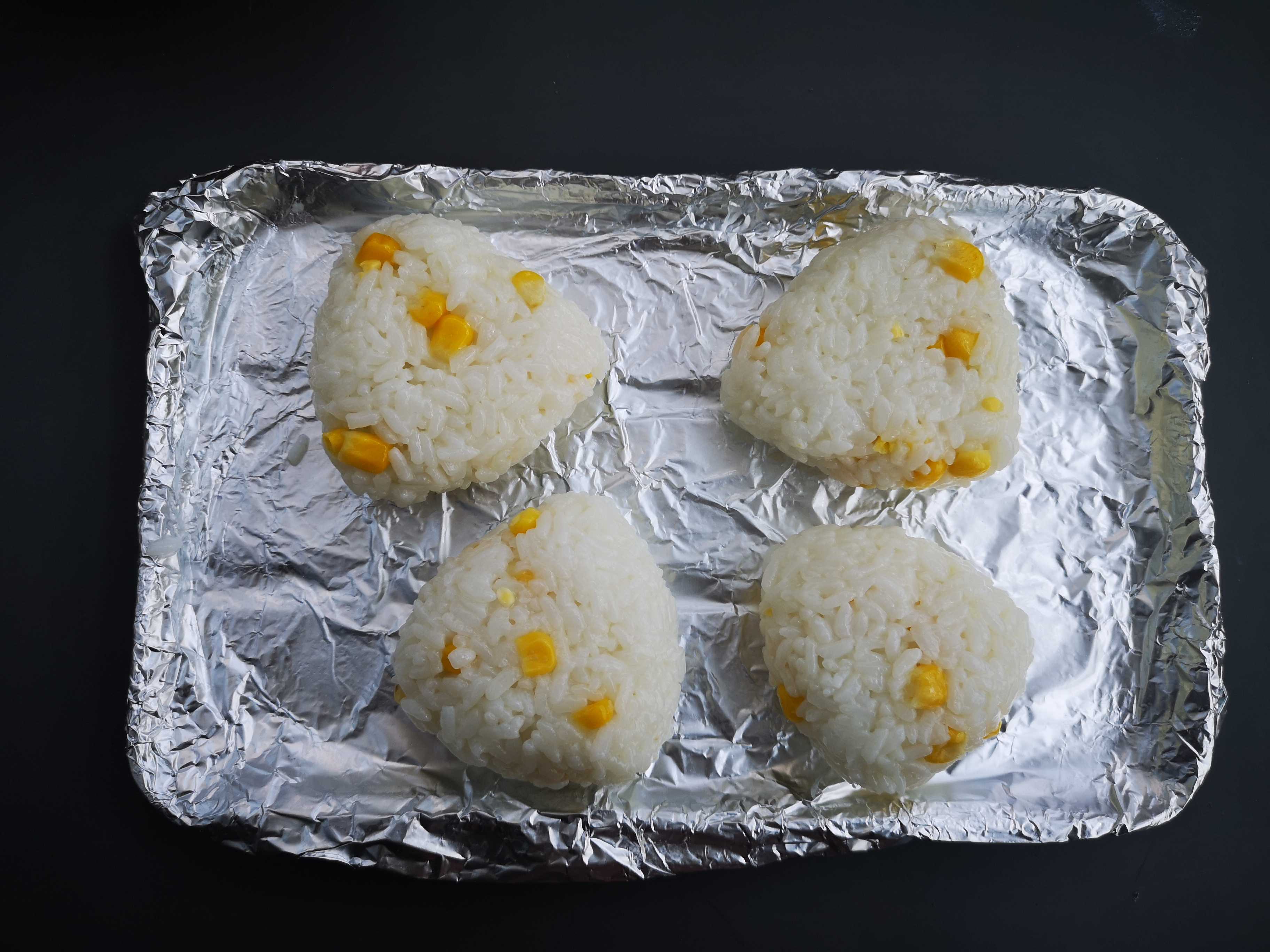 Grilled Rice Balls with Mayonnaise recipe