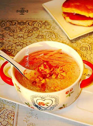 Radish Sticks Vermicelli Soup recipe