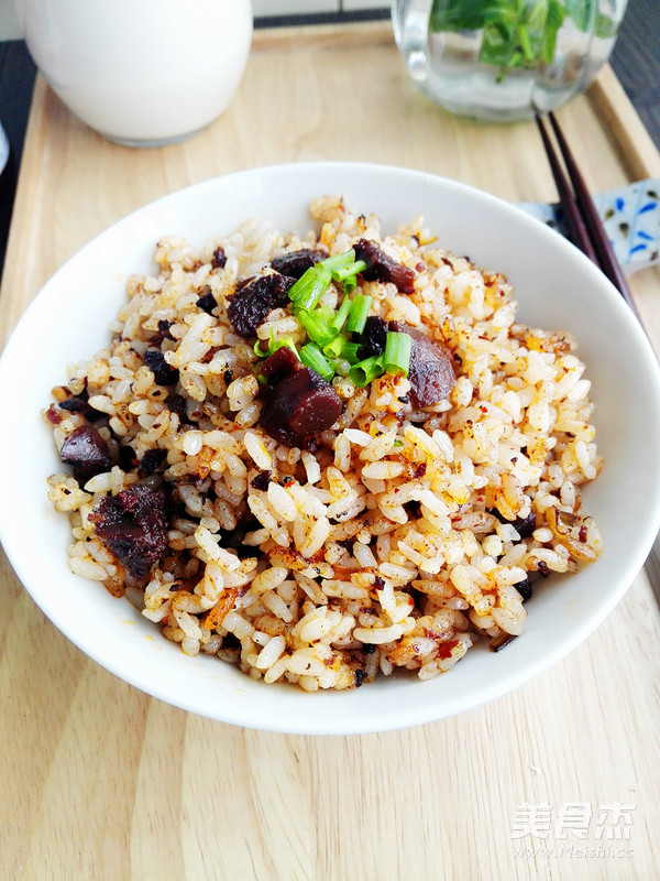 Fried Rice with Spicy Mushroom Sauce recipe