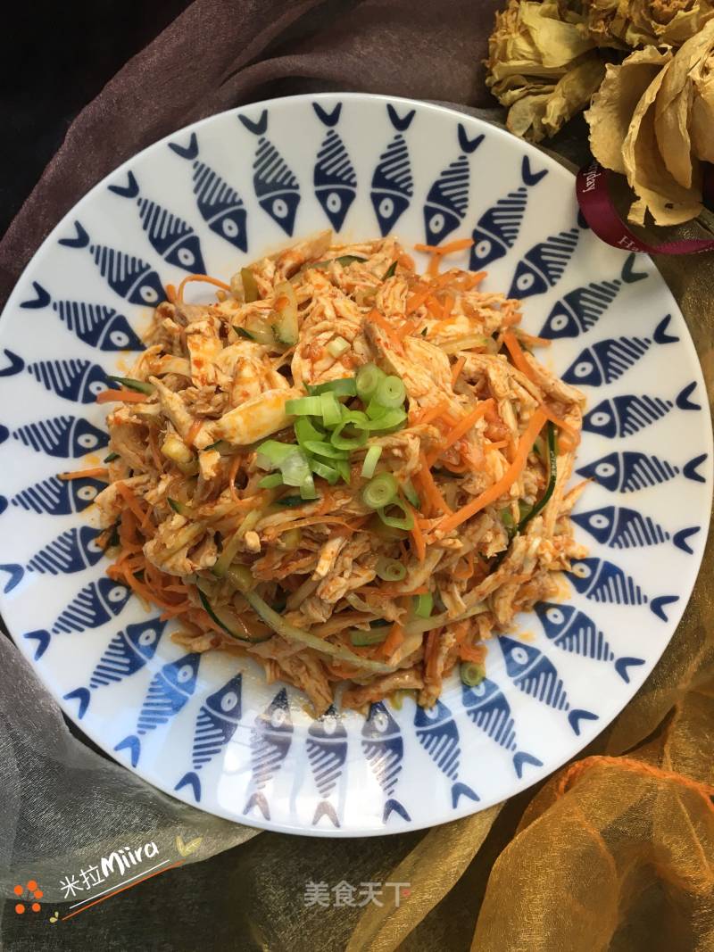 Spicy Shredded Chicken recipe