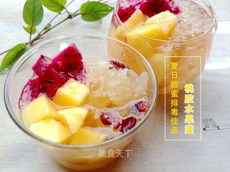 Summer Sweet Detox Goods--peach Gum Fruit Soup recipe