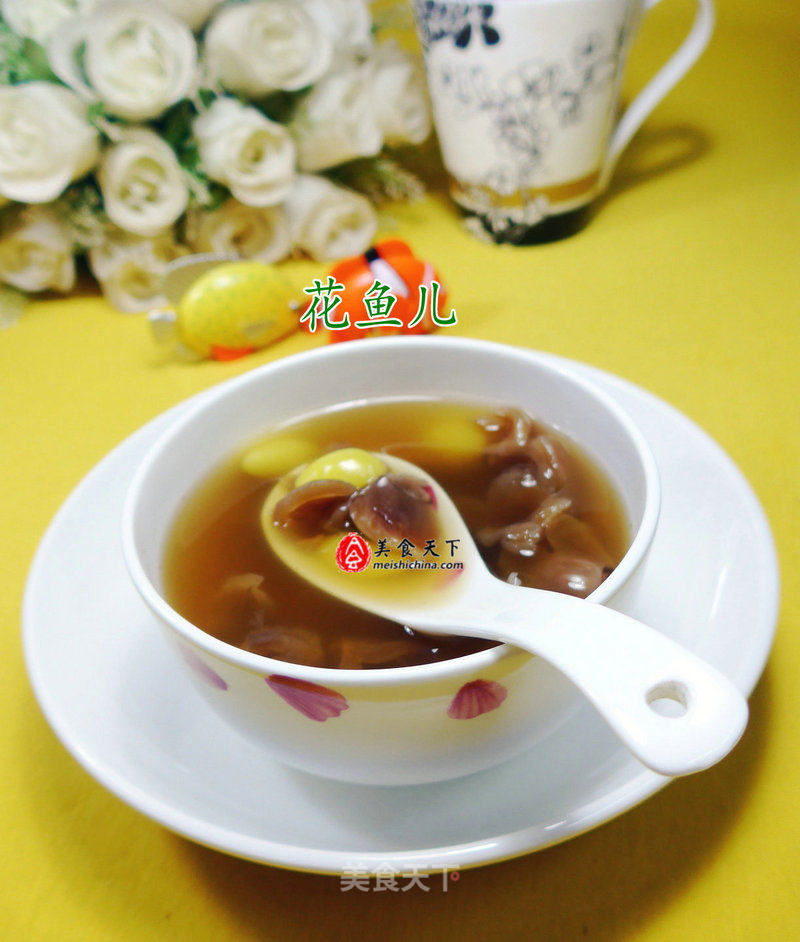 Silver Almond Longan Soup recipe