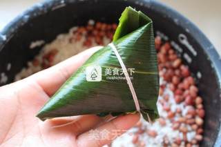 Different Zongzi——red Bean and Candied Date Zongzi with Rose Flower Sauce recipe