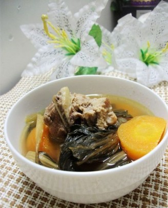 Carrot and Vegetable Dried Pork Bone Soup recipe