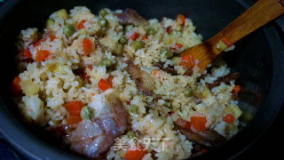 Assorted Sausage Braised Rice recipe