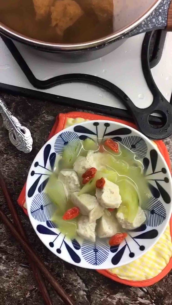 Cucumber Fish Ball Soup recipe