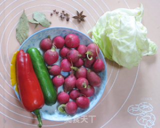 Cherry Radish in Vinegar recipe