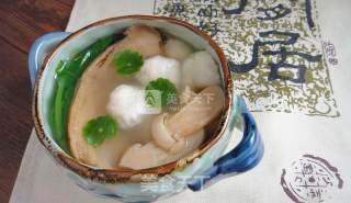 Matsutake Fishball Soup recipe