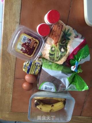 Flip Banana Cranberry Cake recipe