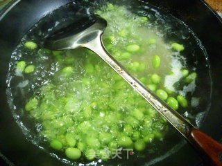 Drunk Bran Mixed with Edamame recipe
