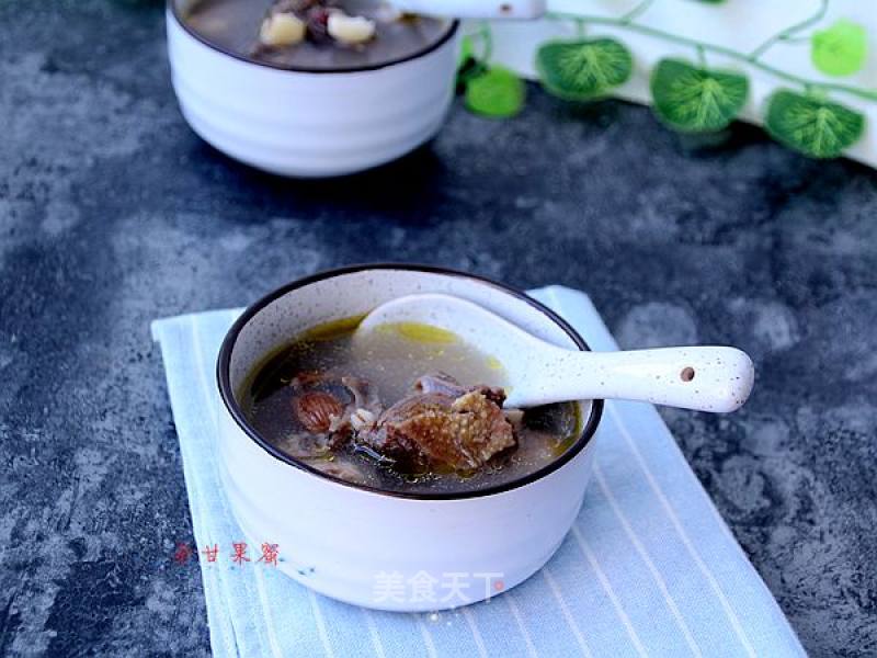 Lao Duck Ribs Sishen Soup recipe
