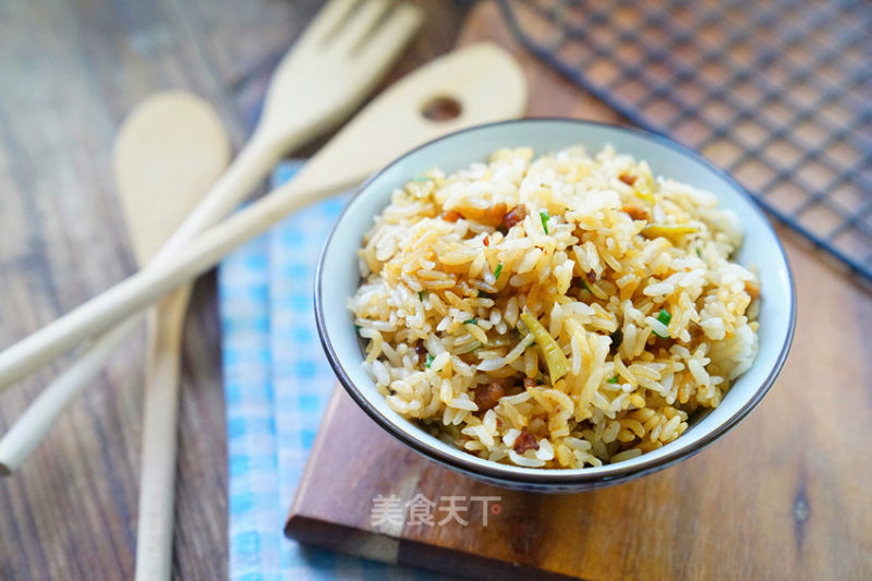 Cowpea Minced Meat Braised Rice recipe