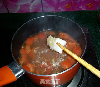 Cod Fish Soup with Greens and Tomatoes recipe