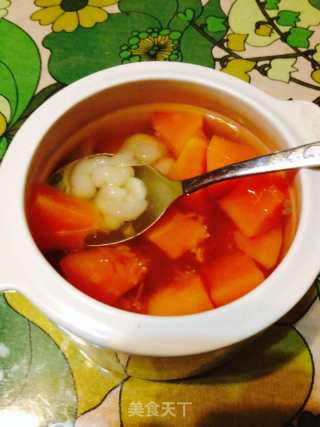 Stewed Hashima with Papaya recipe