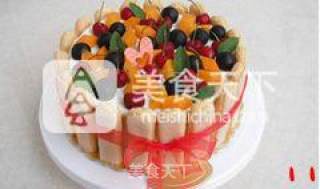 Colorful Fruit Cake recipe