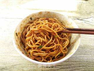 Simple Hot Dry Noodles with Mixed Sauce recipe