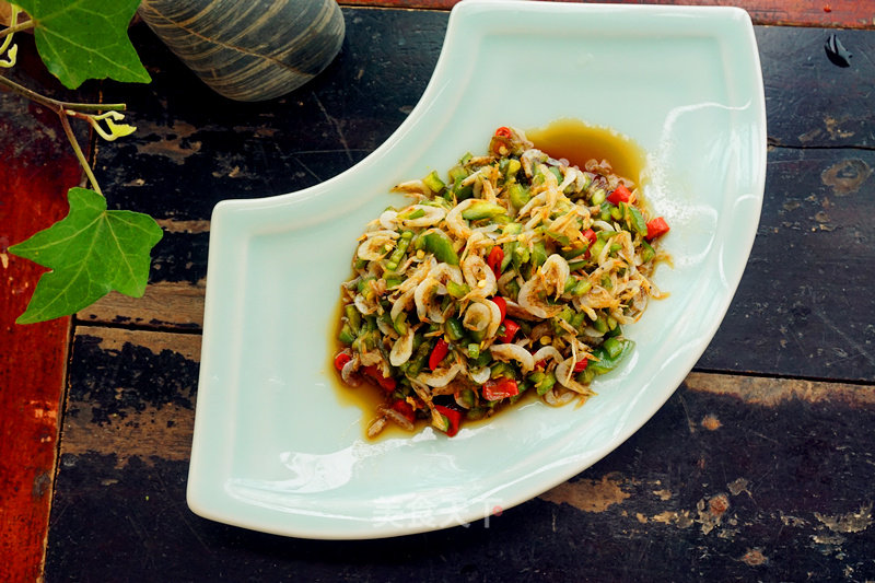 Diced Shrimp and Green Pepper recipe